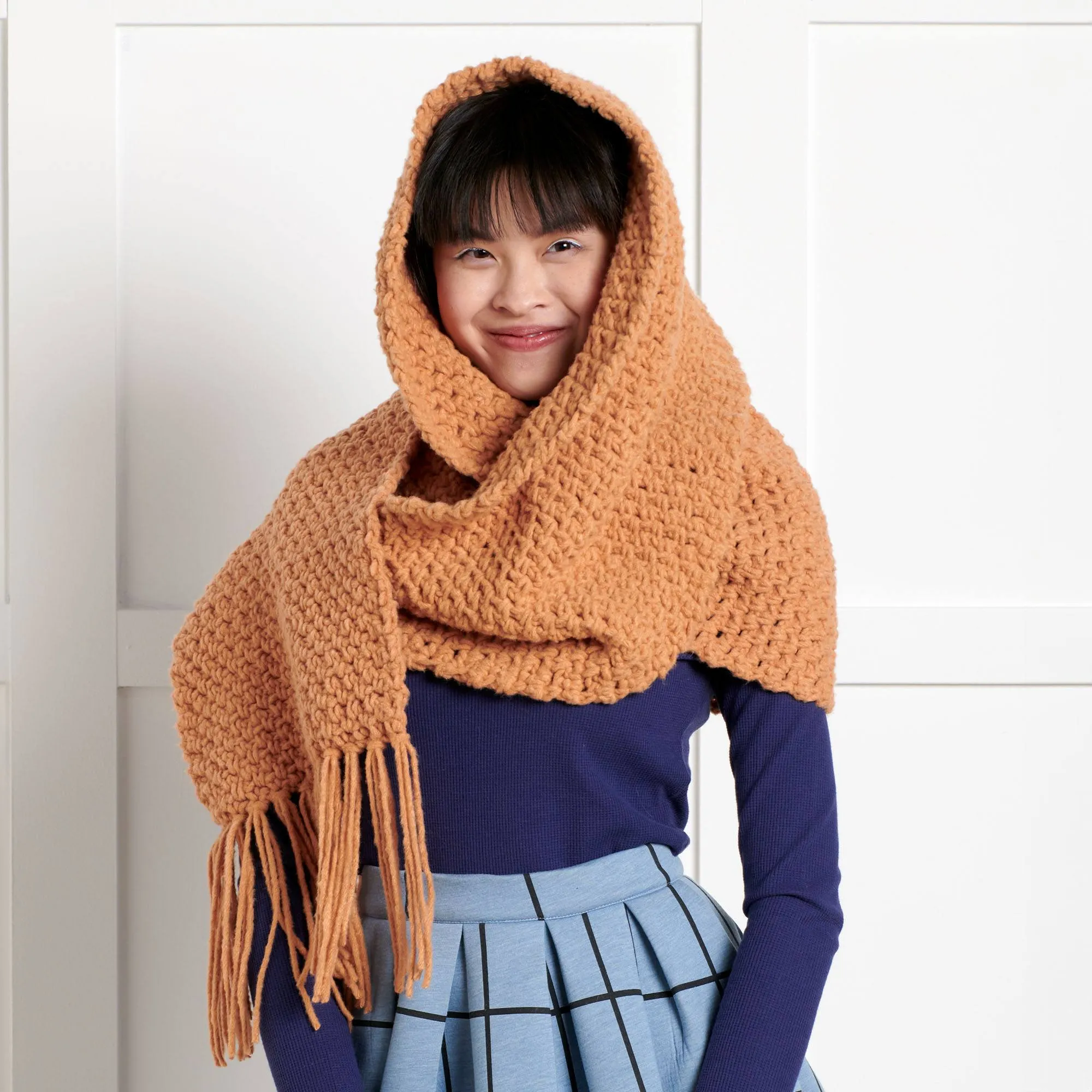 Bernat Cozy Wraps Crochet Scarf