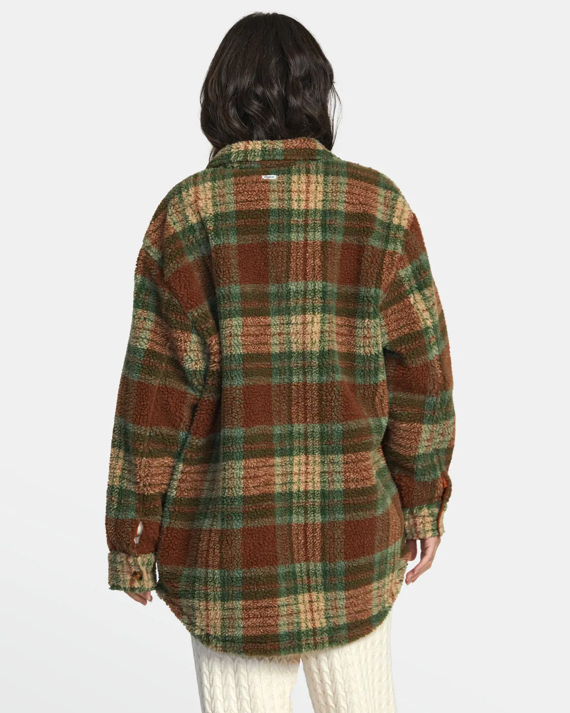 Birdie Shacket Flannel Jacket - Caramel