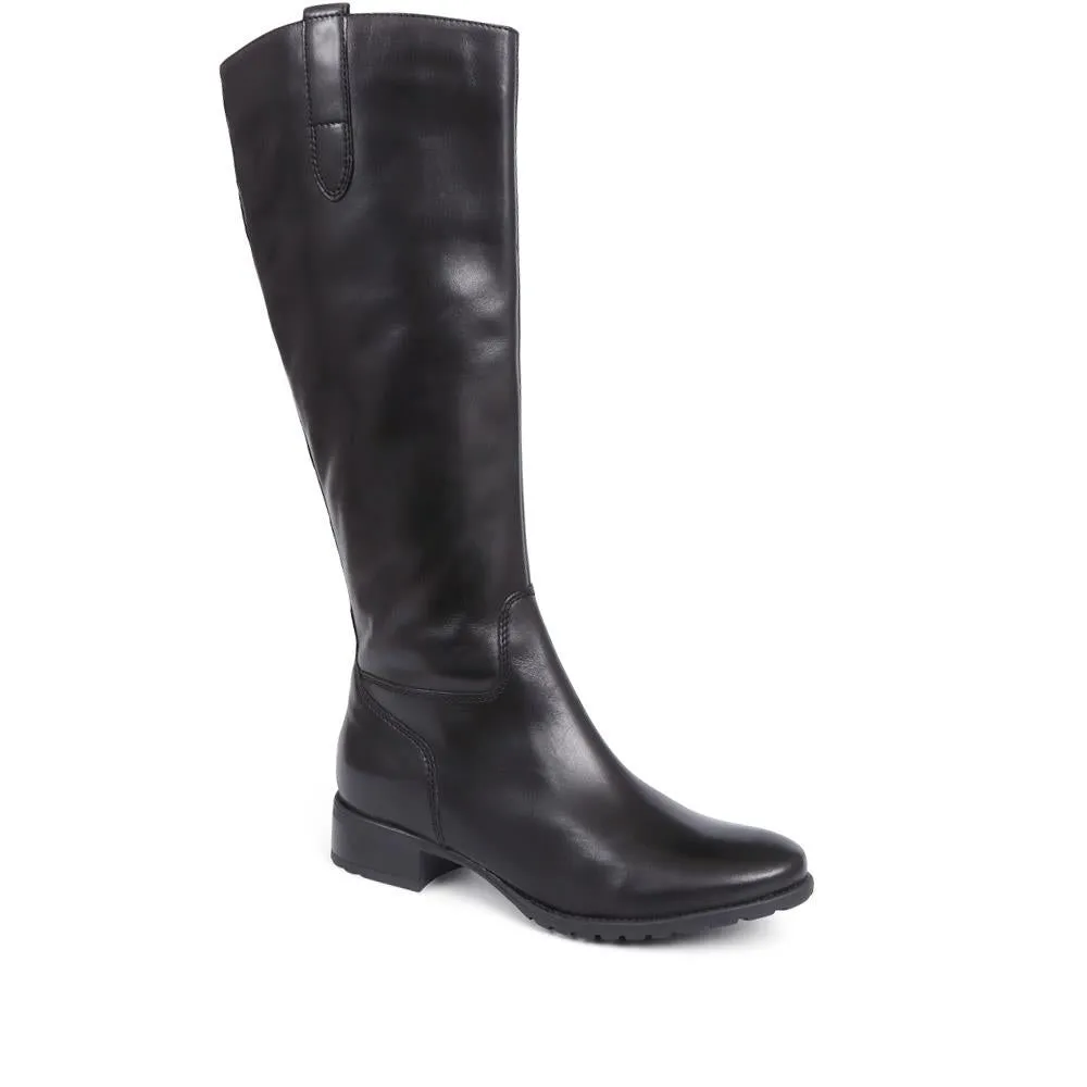 Cinzia Leather Riding Boots - CINZIA / 320 543