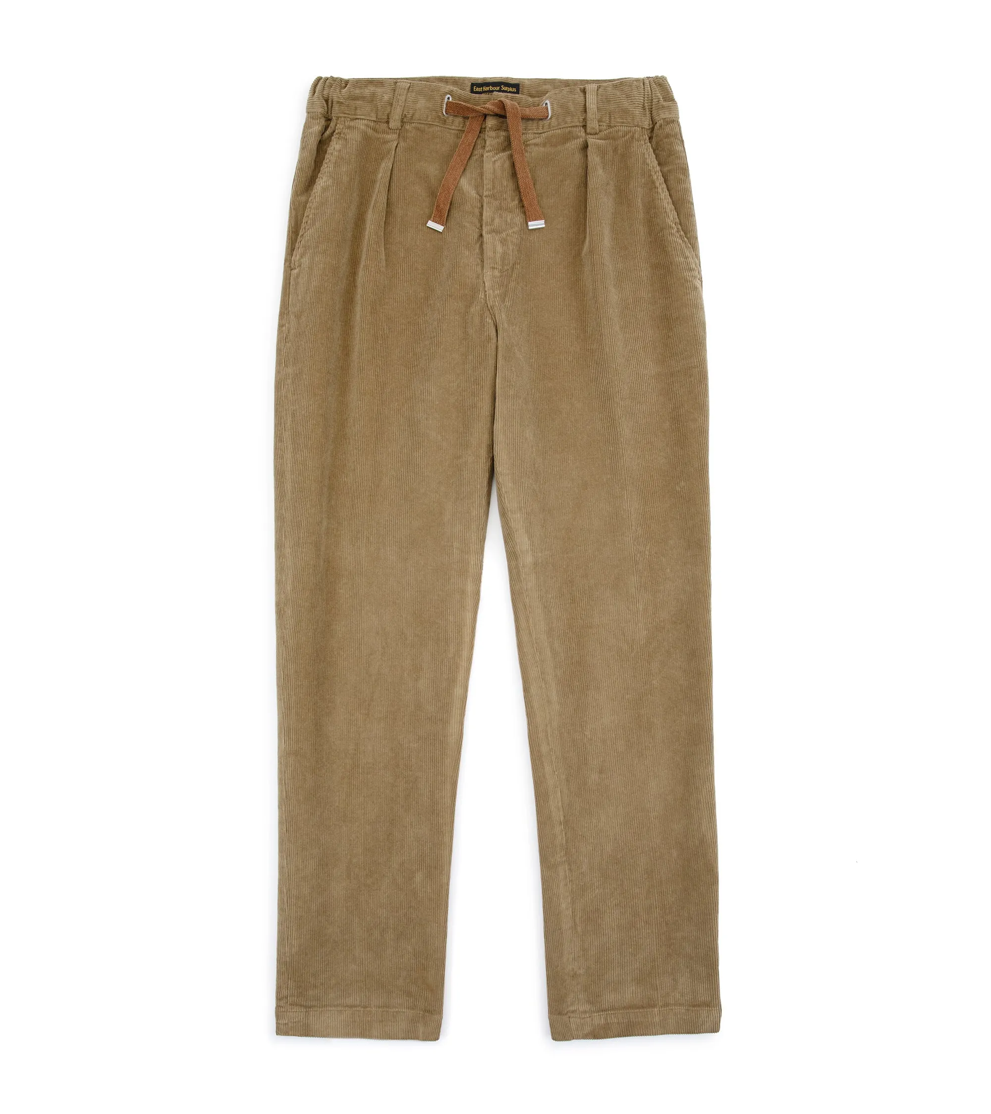 East Harbour Surplus Oxnard Washed Corduroy Easy Trousers: Khaki