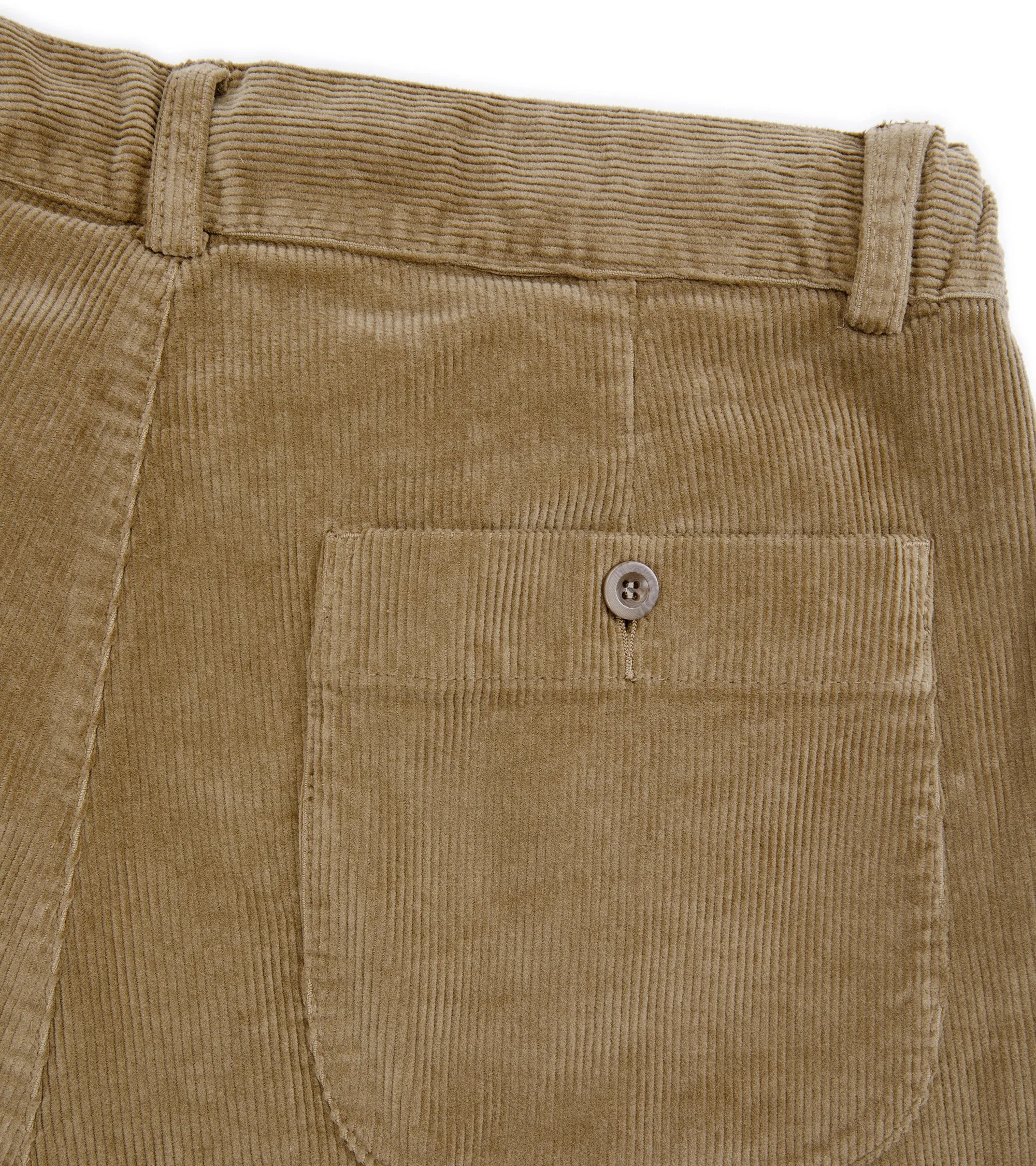 East Harbour Surplus Oxnard Washed Corduroy Easy Trousers: Khaki