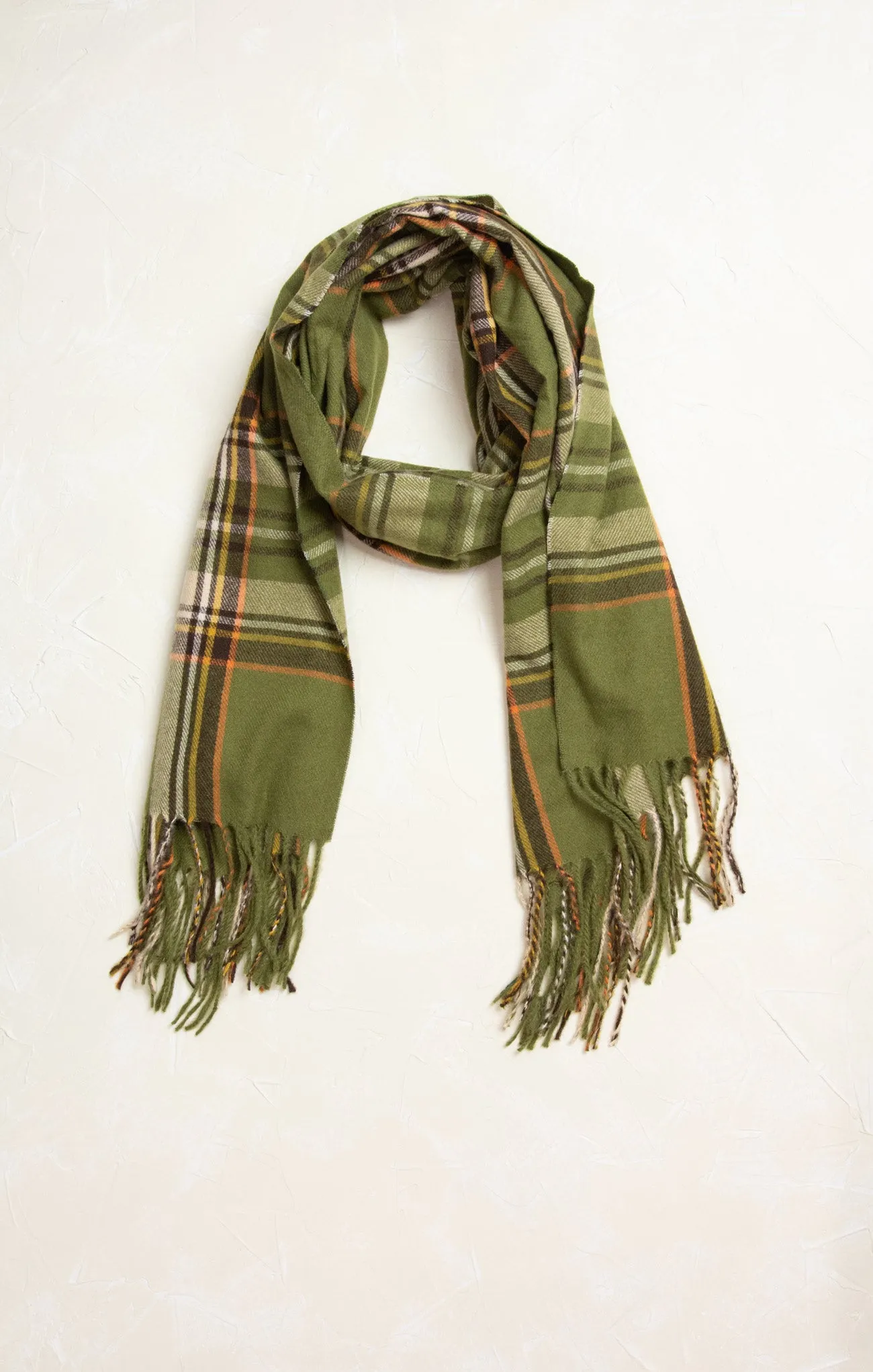 Ellie Classic Tartan Plaid Scarf