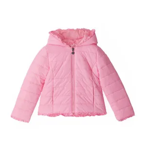 FASHIONABLY LITE PUFFER JACKET IN LIGHT PINK