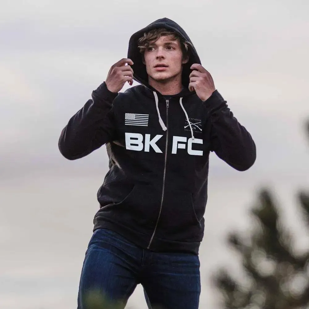 Grunt Style x BKFC Full-Zip Hoodie - Black