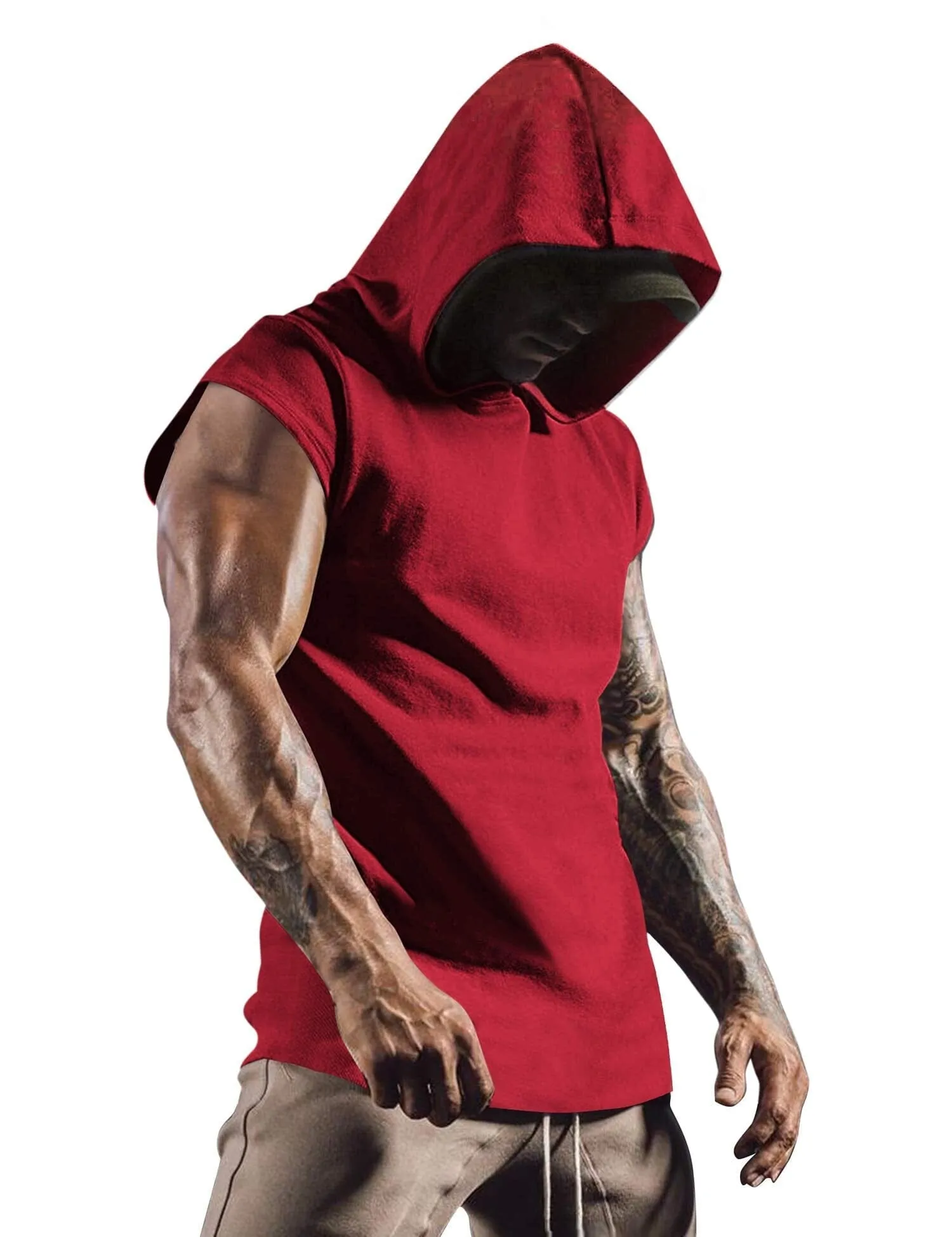 Gym Muscle Hooded Tank Top (US Only)