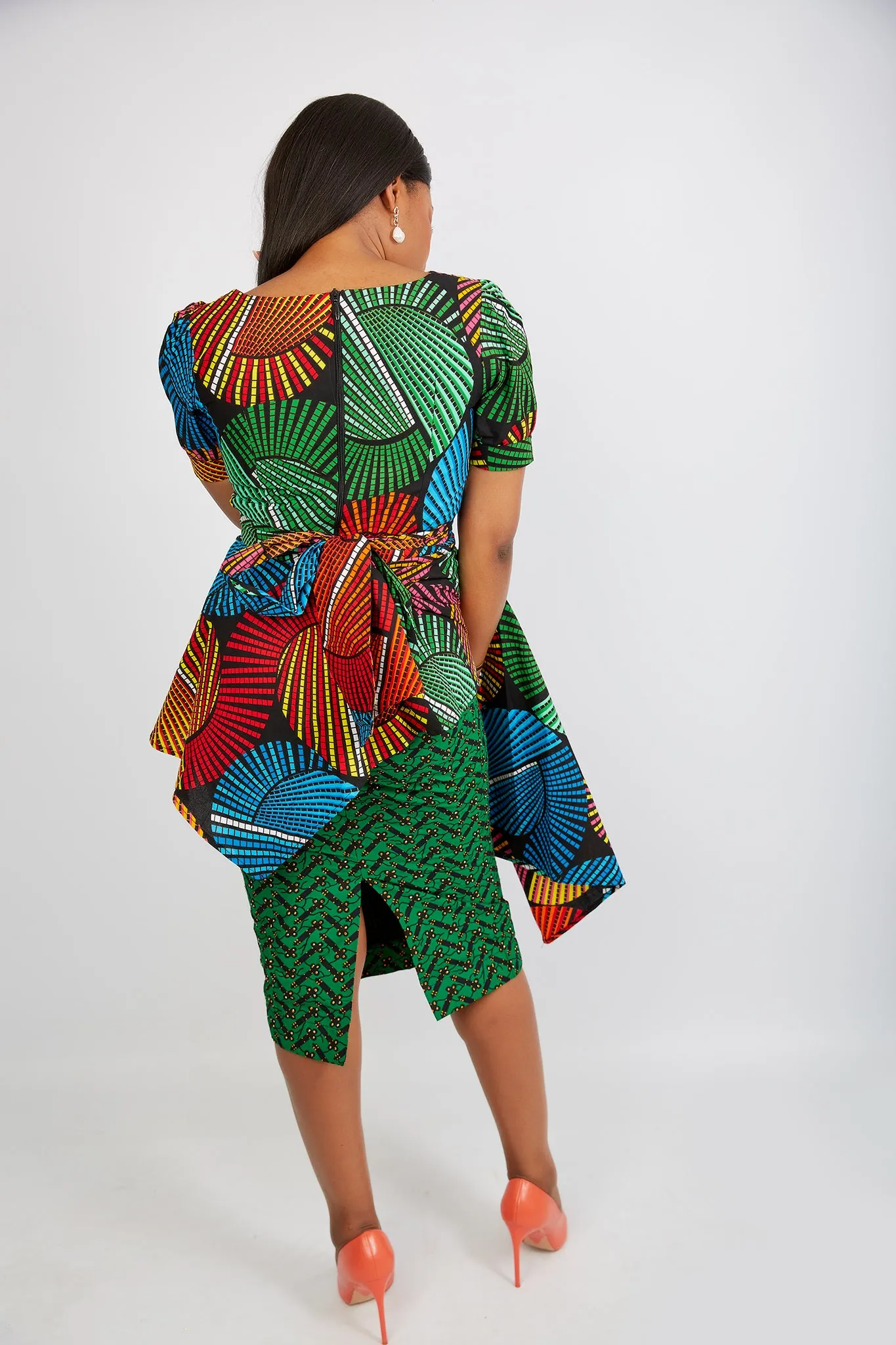 Just arrived - Zuriel Leymah African Print Asymmetric Blouse/Top