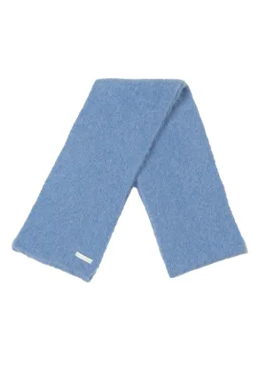 LOW CLASSIC Soft Alpaca Muffler in Blue