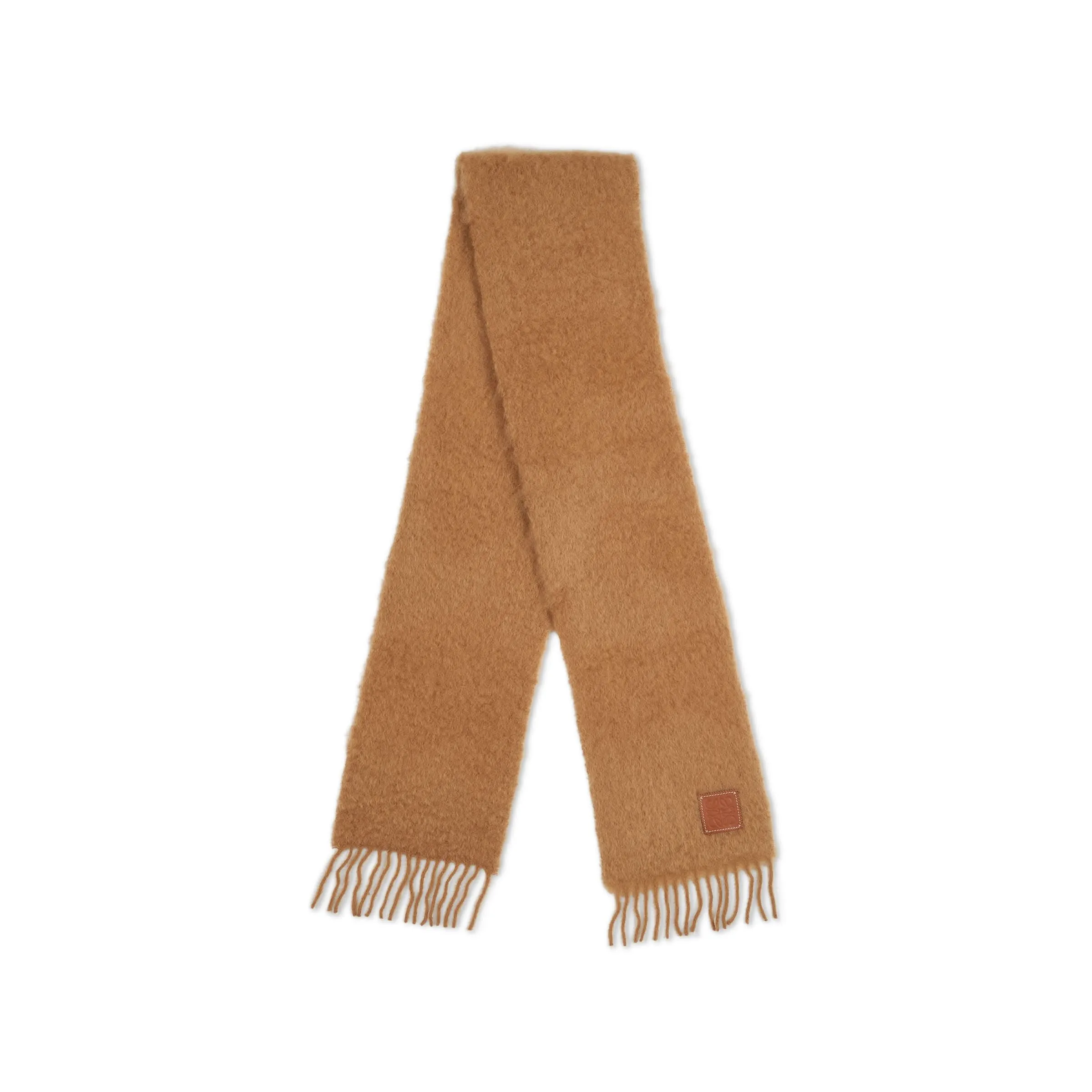 Mohair Scarf in Camel