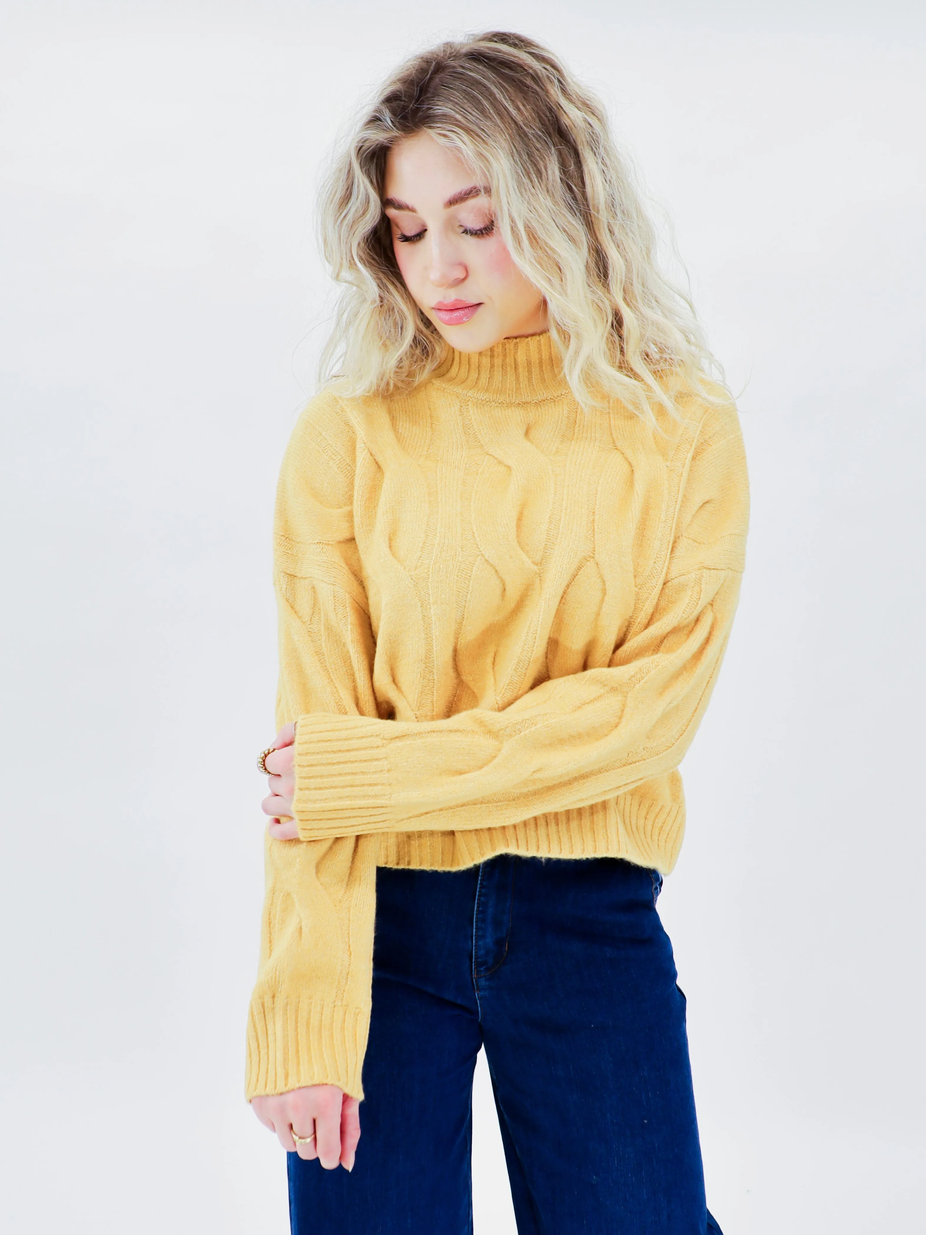 Molly's Marigold Knit Sweater