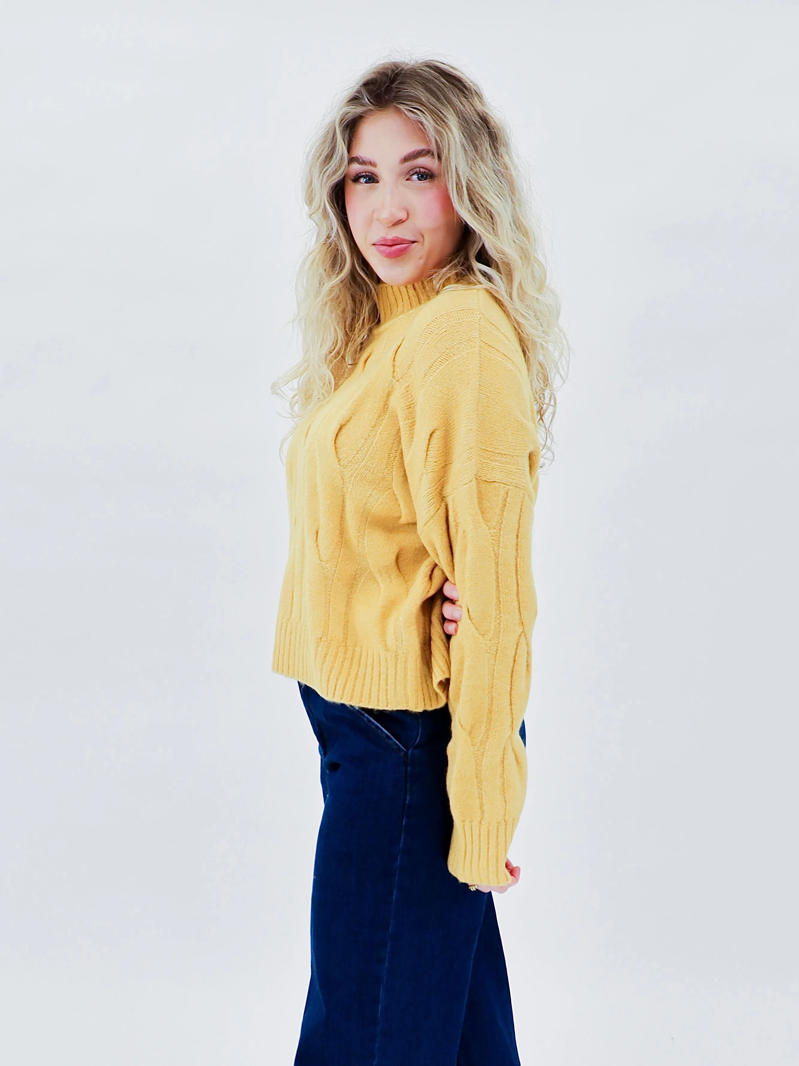 Molly's Marigold Knit Sweater