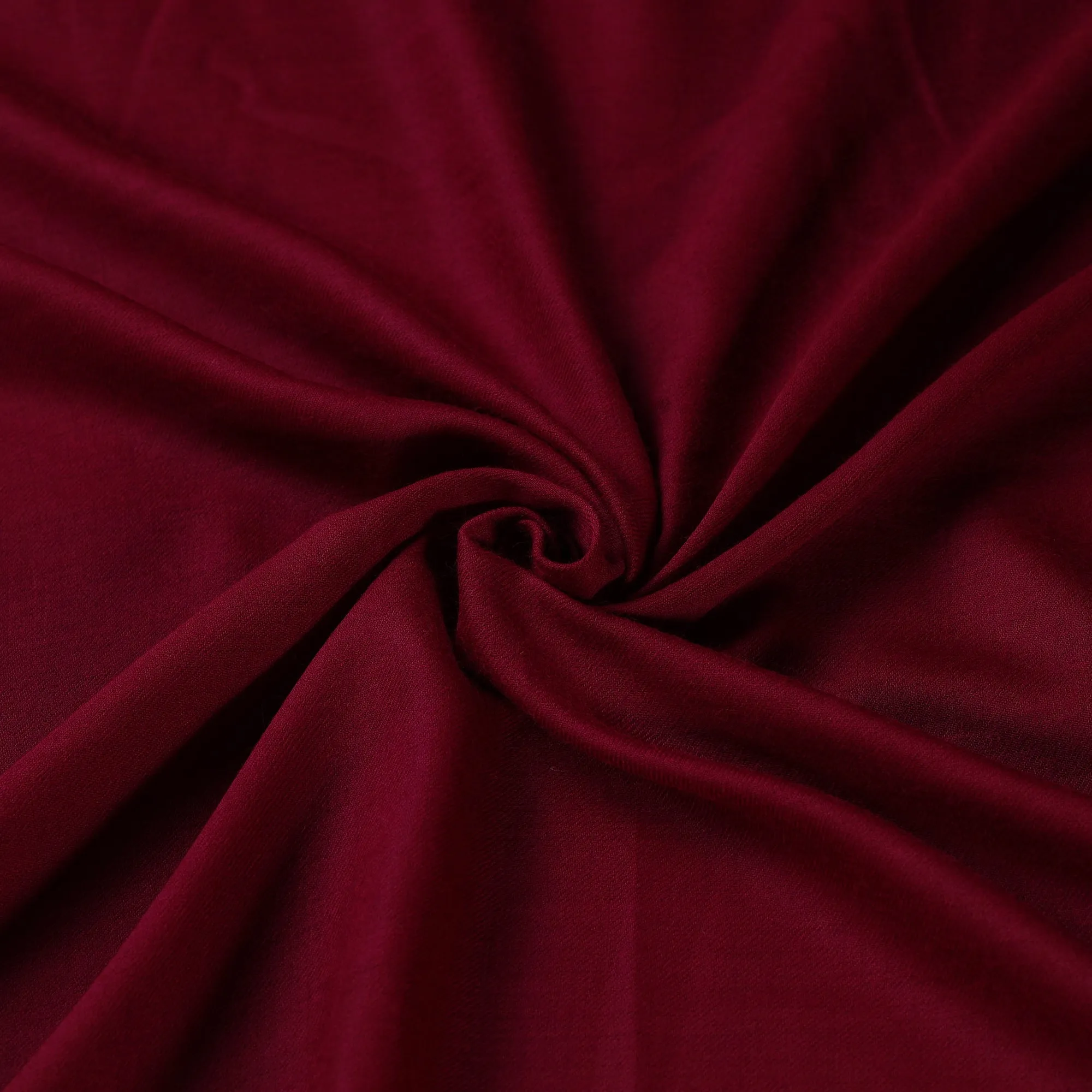 Red - Plain Merino Wool Fabric 08