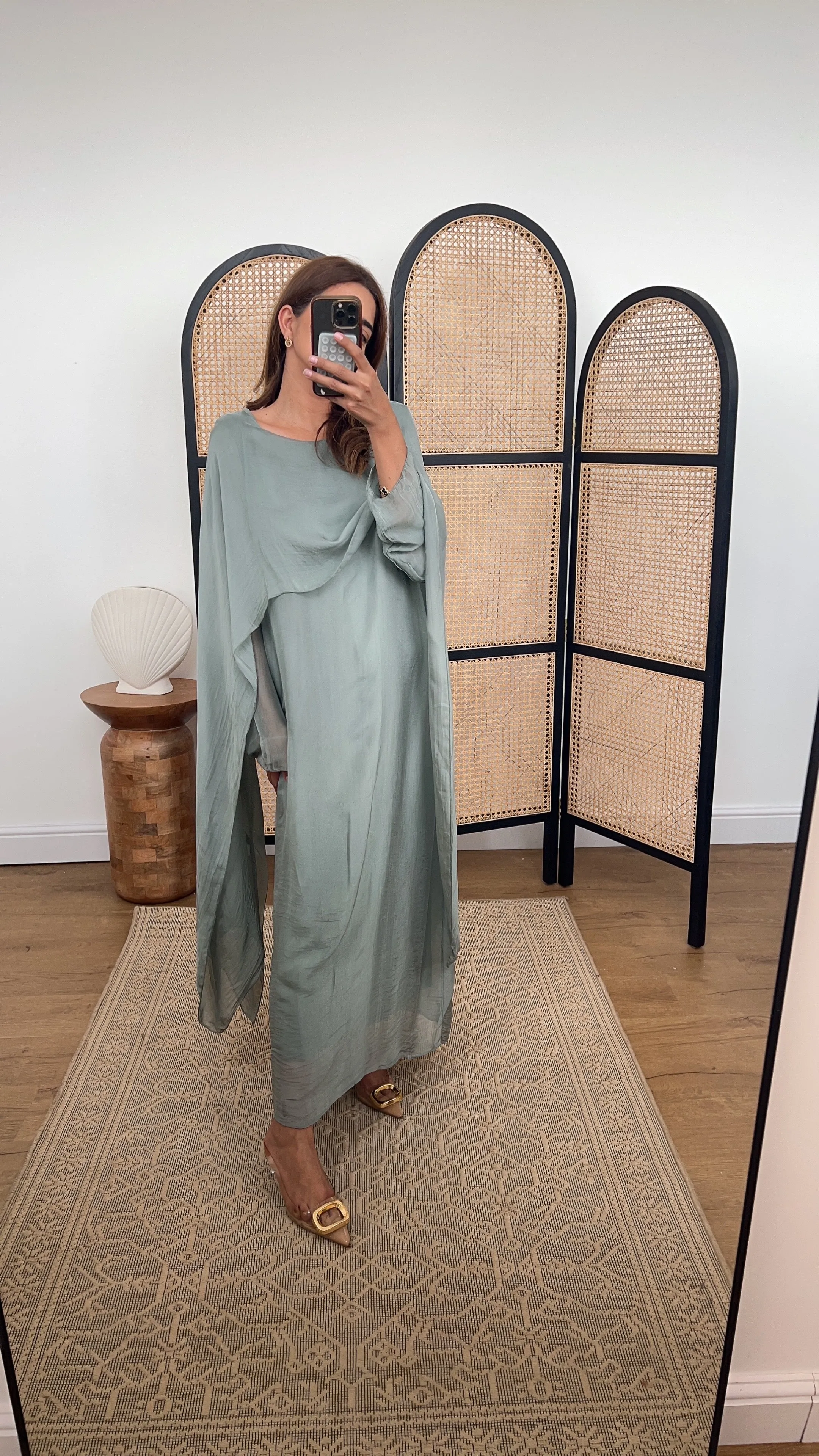 Sasia dress in sage