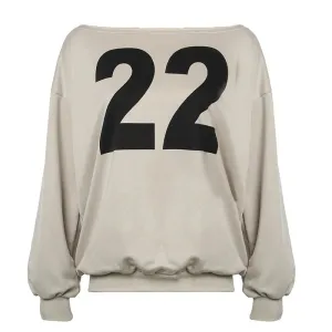 Y2k Pullover Hoodies Off Shoulder Long Sleeve Graphic Tops Casual Fall Winter Clothes Women 2024 P67-CB35