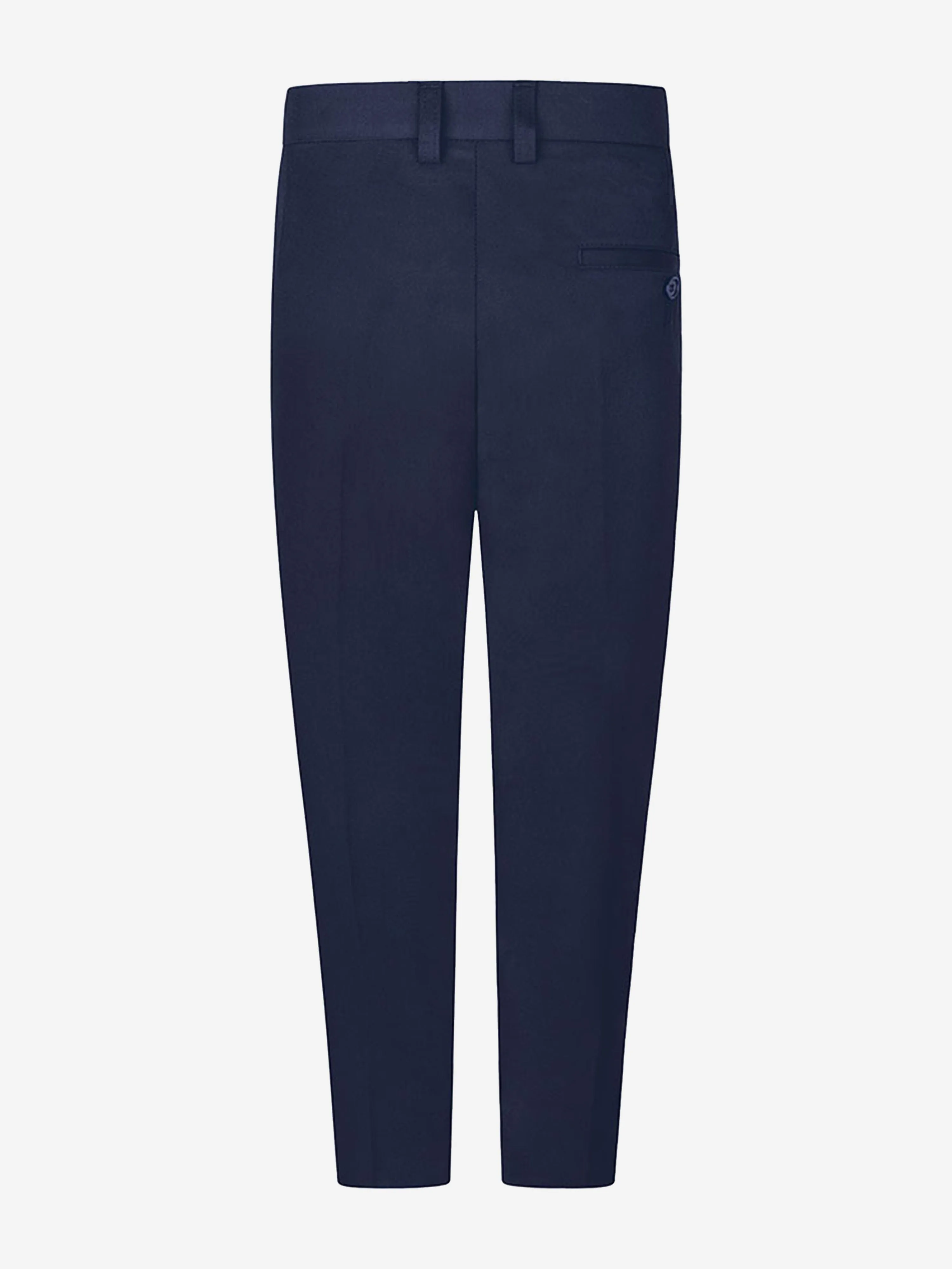 Zeco Boys School Slim Fit Short Leg Trousers in Navy